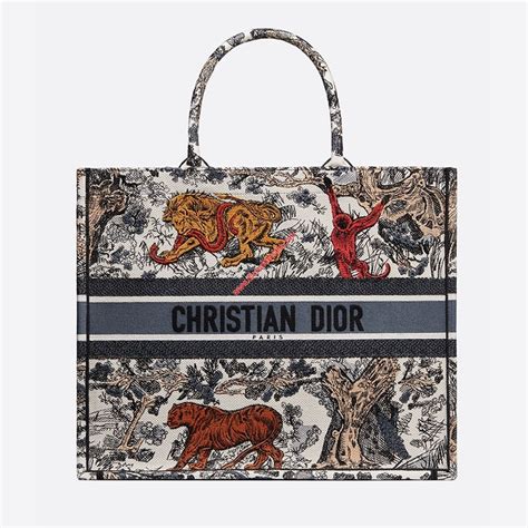 dior handbag canvas|christian dior tote bag tiger.